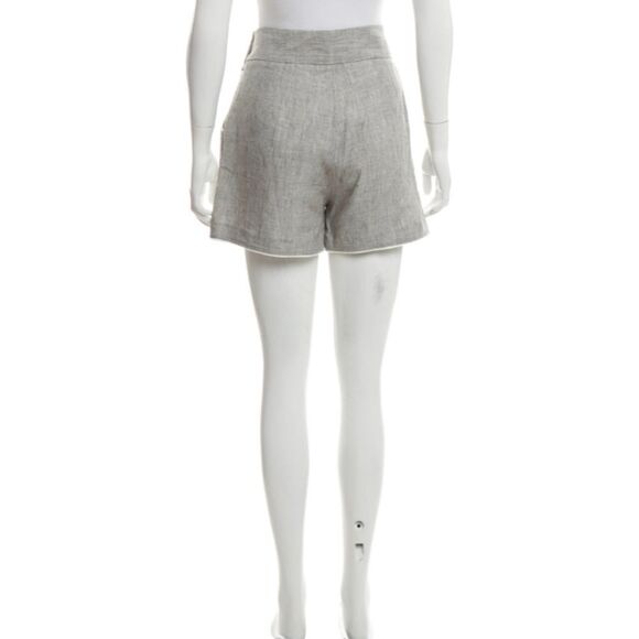 NWT BAND OF OUTSIDERS Linen Mini Shorts - Picture 4 of 4